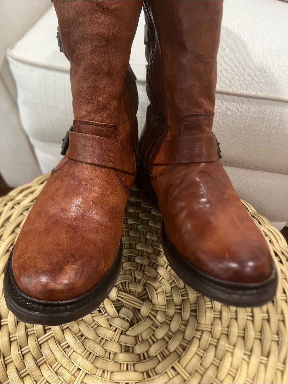 Frye Women's Valerie Shearling Sherpa Harness Boots - Picture 3 of 16